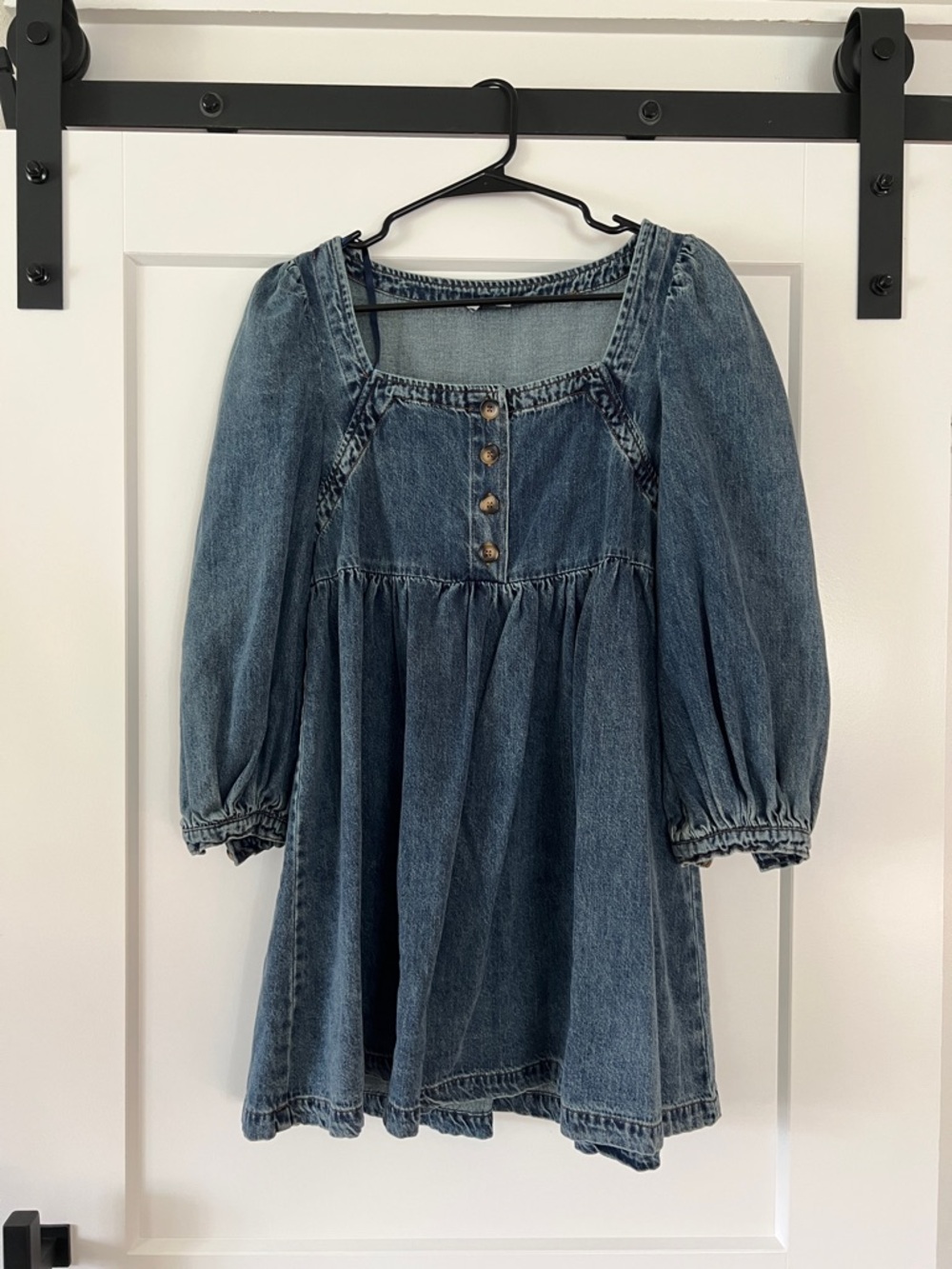 Baltic Born Denim Mini Dress in Blue